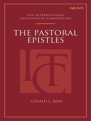 cover image of The Pastoral Epistles (ITC)